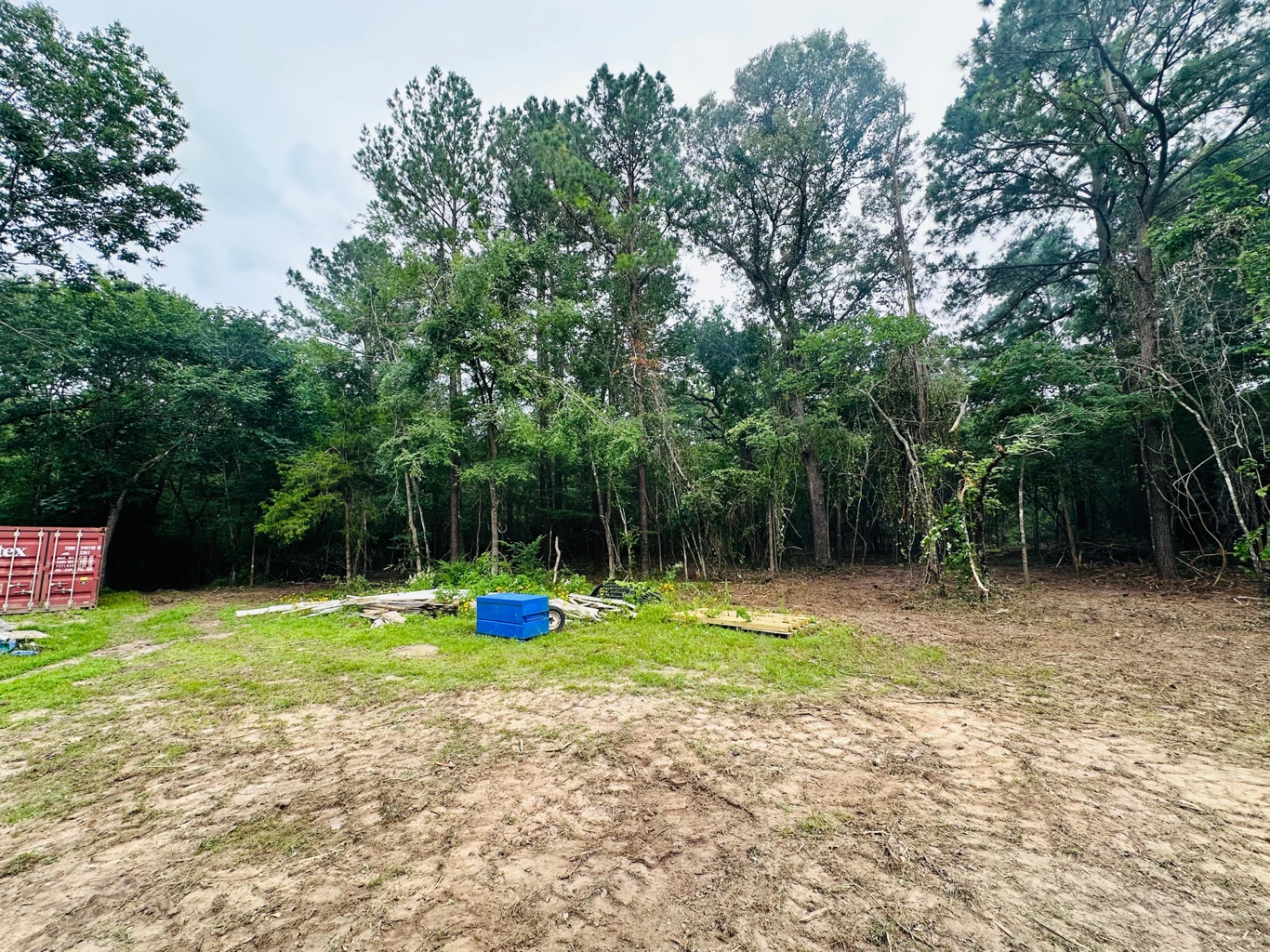 Cleared and cleaned-up lot ready for site work